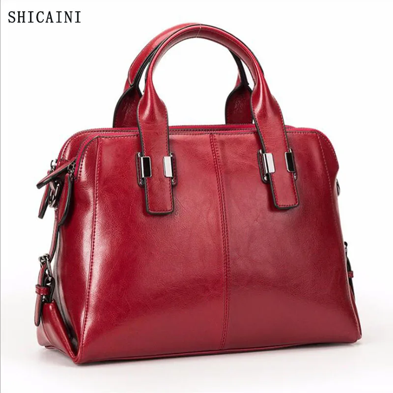 

Double Zipper Women Handbags High Quality Leather Female Crossbody Shoulder Bags Designer Real Cowhide Handbag Sac A Main