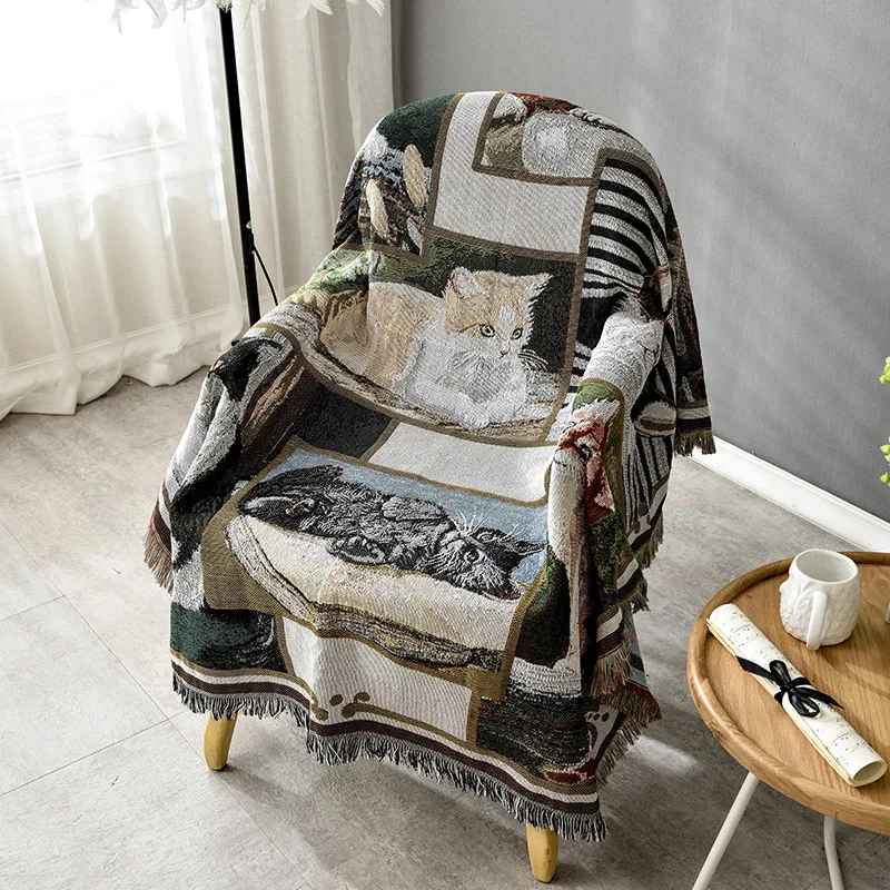 Американское пледы одеяло Slipcover Lakeside Cobertor чехлы для диванов нескользящее сшитое одеяло с орлом рождественские украшения для дома