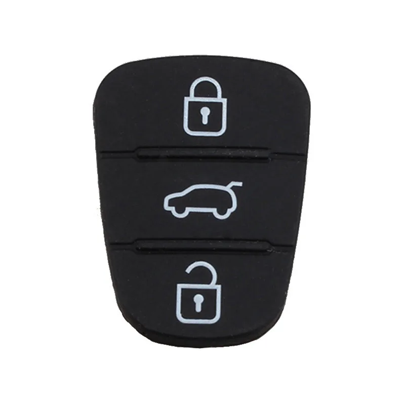 

2020 New Replacement Rubber Button Pad For Hyundai Solaris Accent Tucson L10 L20 L30 Kia Rio Ceed Flip Remote Car Key Shell