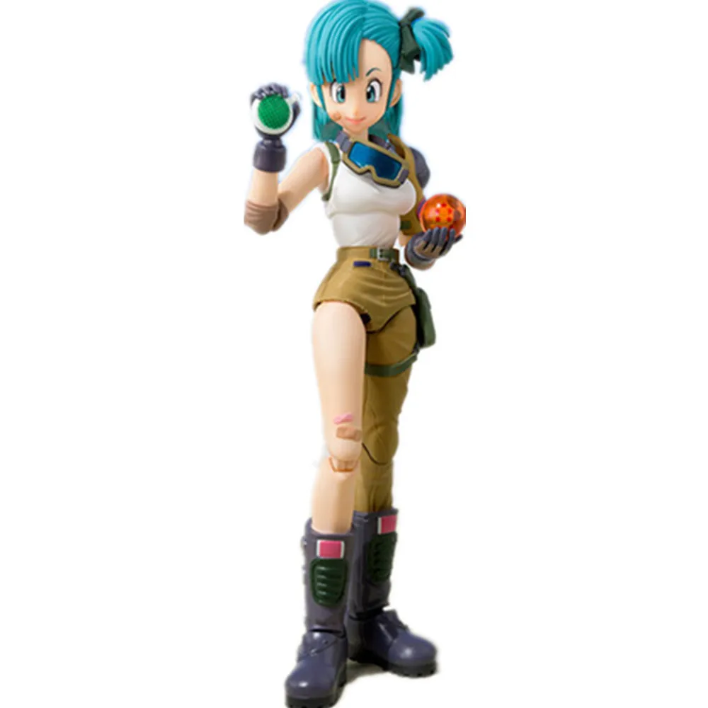 Dragon Ball Z Bulma ПВХ Фигурки 130 мм подвижный Жемчуг дракона супер Аниме Фигурка Bulma игрушка DBZ