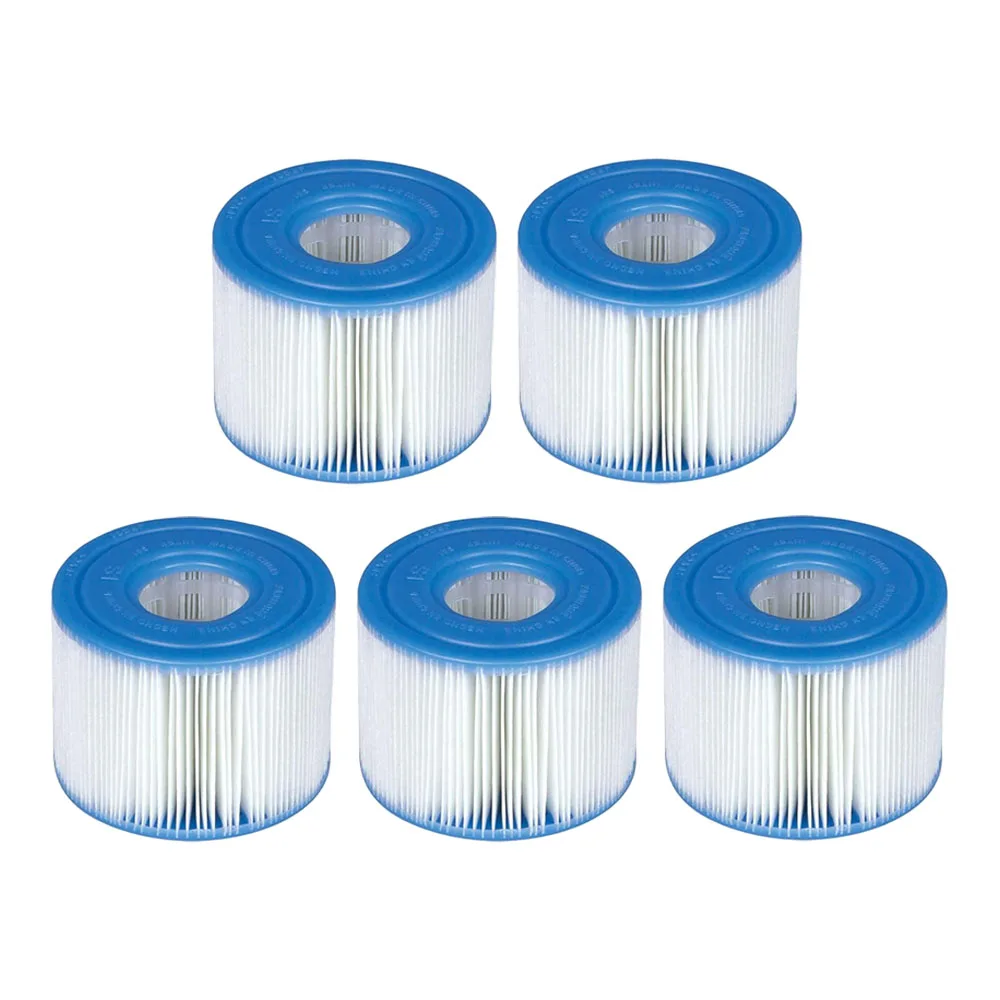 Swimming Pool Filters for Intex PureSpa Type S1 Cartridge for 29001E PureSpa Inflatable Swimming Pool Filter Catridge 4pcs swimming pool filter cartridges type ii 58094 4pcs washable filter cartridge