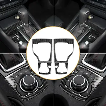 

Carbon Fiber Gear Shift Box Panel Cover Sticker for Mazda 3 Axela 13-16 LHD/RHD Easy Construction Environmental Protection