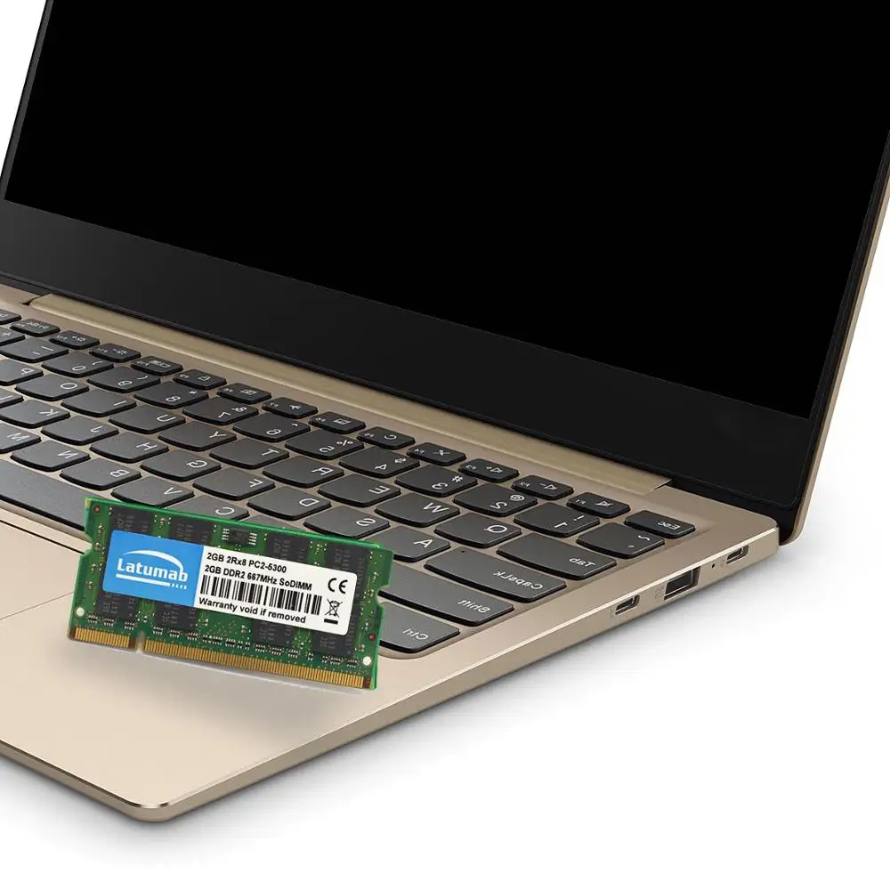 Память для ноутбука Latumab DDR2 2 ГБ 4 667 МГц PC2 5300 память SoDimm ОЗУ 200pin модуль высокого