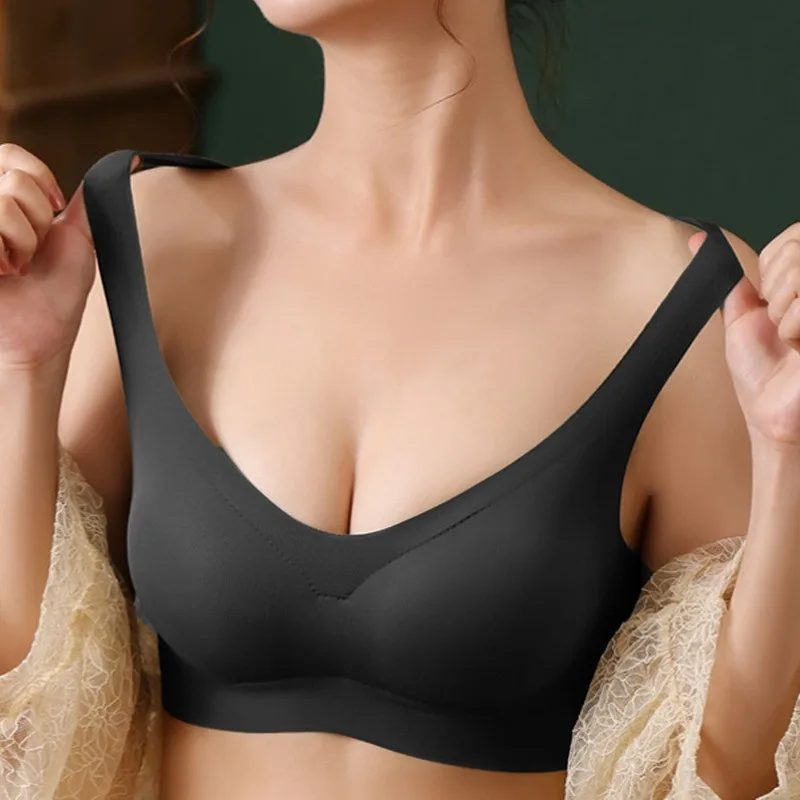 Bras For Women Seamless Comfortable Gathered Bra Women