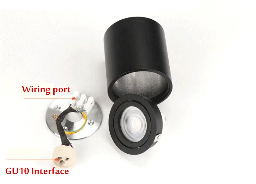 外贸明装筒灯可替换GU10MR16光源压铸铝吸顶式套件外壳明装筒灯-阿里巴巴_02_10