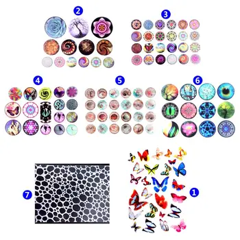 

1 Pc Epoxy Resin DIY Filling Material Sticker UV Crystal Silicone Molds Making Creative New Stickers