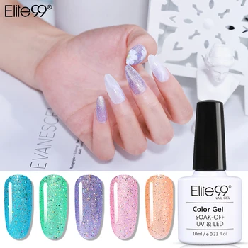 

Elite99 Rainbow Candy Gel Nail Polish Soak Off UV LED Nail Varnish Primer Top Coat Gel Varnish Soak Off Nail Art Gel Nail Polish