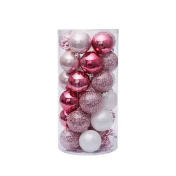 

30PCS Christmas showcase landscapel ayout Ball Baubles Party Xmas Tree Decorations Hanging Ornament Decor personalized