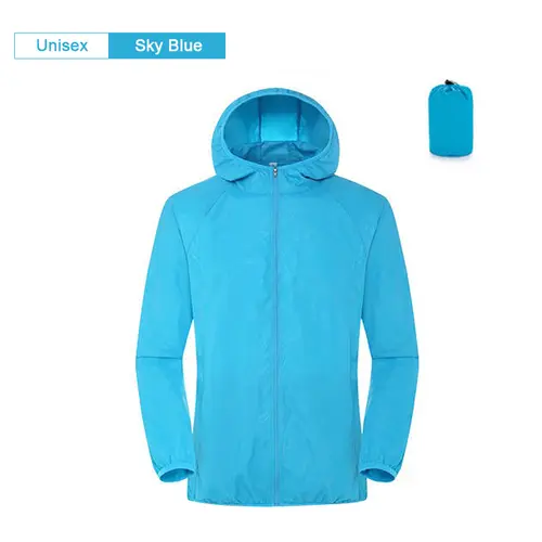 Camping Rain Jacket Men Women Waterproof Sun Protection Clothing Fishing Hunting Clothes Quick Dry Skin Windbreaker With Pocket - Image 11