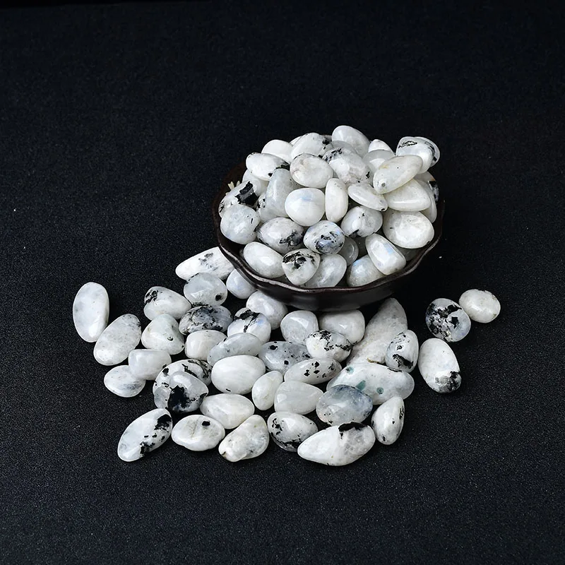 Natural Moonstone Crystal Quartz Gravel Specimen 10-30mm Healing Stone Reiki for Aquarium Home Decor Handmade Diy Gift 3