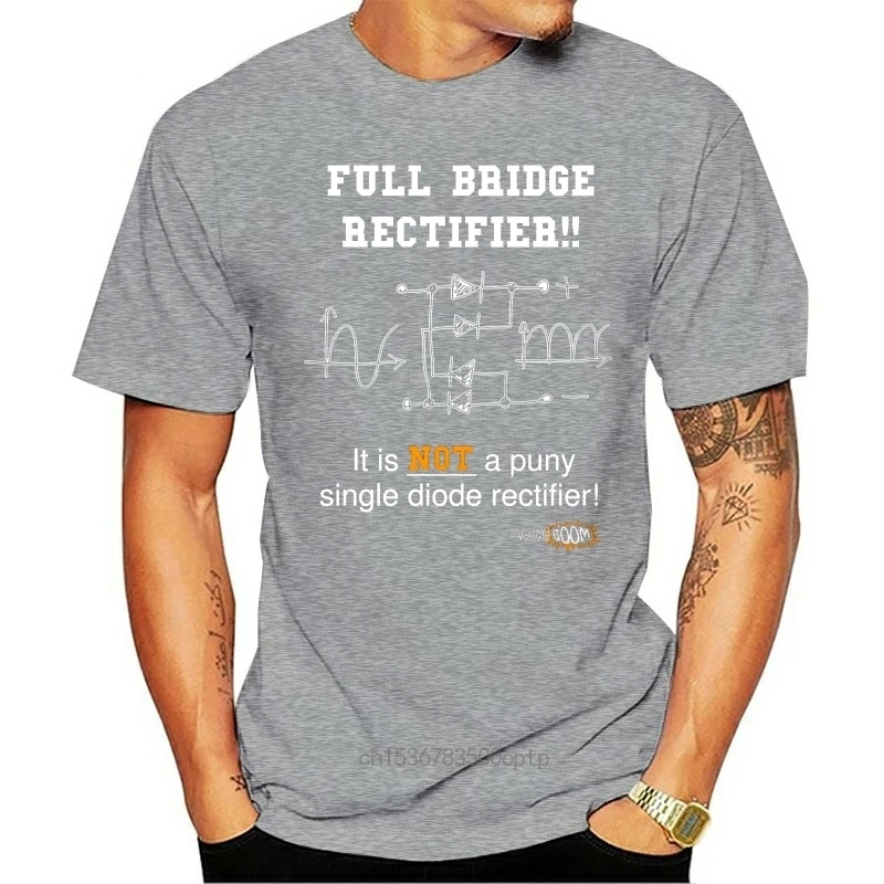 I navnet Teknologi Specialitet Men T Shirt Electroboom- Full Bridge Rectifier!!(1) Women T-shirt - T-shirts  - AliExpress