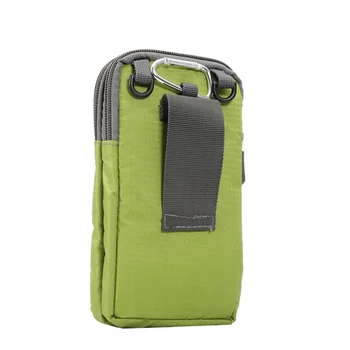 

New Arrival Mini Cell Phone Bag Waist Pack Wallet Purse Phone Holder with Carabiner Hook