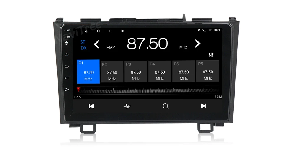 NaviTree 9 дюймов ips 2.5D Android9.0 автомобильный Радио мультимедиа для Honda CRV 2007-2012 автомобильный Авторадио Навигация gps swc Bluetooth FM