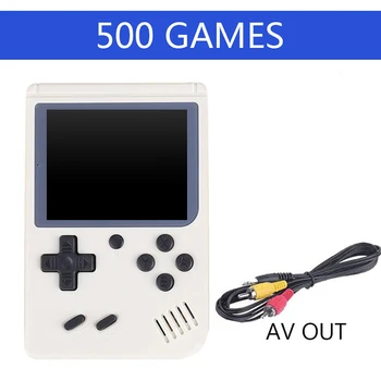 

Retro games 500 in 1 Games MINI Portable Video game Console Handheld Game Players 3.0 Inch games for boy toys retroid pocket