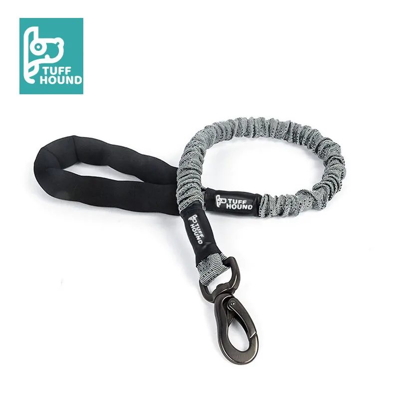 TUFF HOUND Pet Dog No Pull Leash Nylon Leash for Dogs Quick Release Elastic Lead Rope With Control Handle For Walking Running