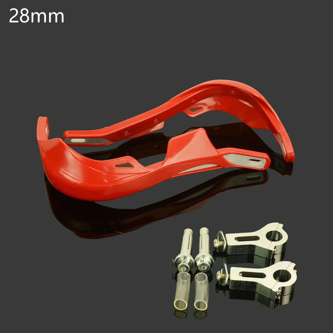 Алюминиевая ручка протектор мотоцикла Handguard Ветер щит Крушение протектор Универсальный 22 мм/28 мм - Цвет: red 28mm
