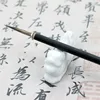 6pcs/lot Chinese Calligraphy Brush Copper Head Hook Line Fine Paint Brush Pen Weasel Mouse Whisker Stone Badger Hair Paint Brush 3