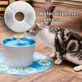 

Activated Carbon Filters Round Carbonized Cotton Pet Water Flower Fountain Replacement Dispenser for Home Cat Drinking