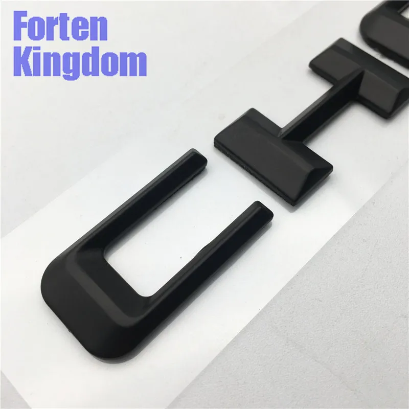 Forten Kingdom 2 шт. подходит GRAND CHEORKEE матовый черный двери автомобиля боковой 3D письмо имя значок в форме пластины эмблема наклейка 68110321AC