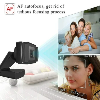 

Rotatable USB 2.0 Webcam Computer Web Camera Conference Video Live Broadcast Digital USB Video Recorder for Home Office