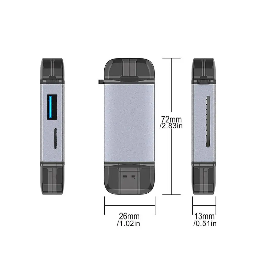 USB 3,0 SD считыватель карт памяти SDHC SDXC MMC Micro Mobile T-FLASH разъем