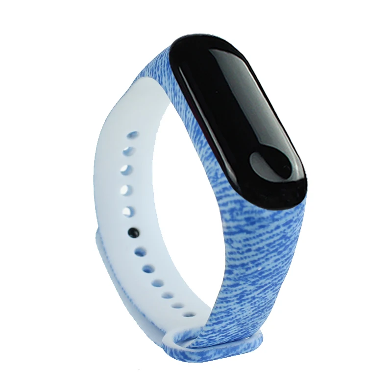 21 цветной ремешок на запястье для Xiaomi Mi Band 3 силиконовый ремешок на запястье замена Смарт-аксессуары для M3 Смарт-часы
