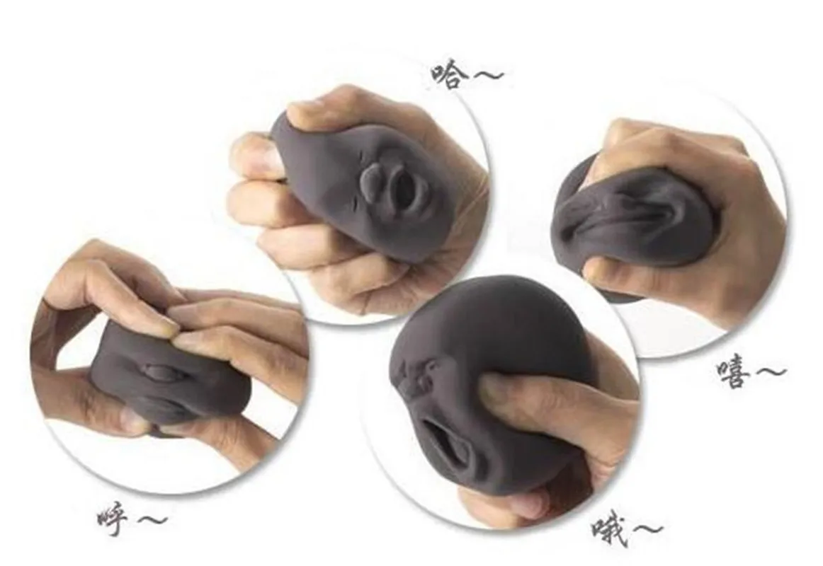 

Toys Slow Rising Ball Humorous Face Top Helper Stress Ball Pressure Reliver Vent Ball Brinquedos Toys for Children Bouncy Ball