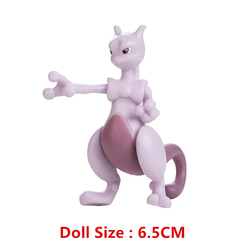 thumbnail image 5 of Figuras de Pokémon Dibujos animados Película Anime Figura Mewtwo Charizard Latios Gengar Pocket Monster Juguetes de acción Modelo Regalos para niños, 5 of 5