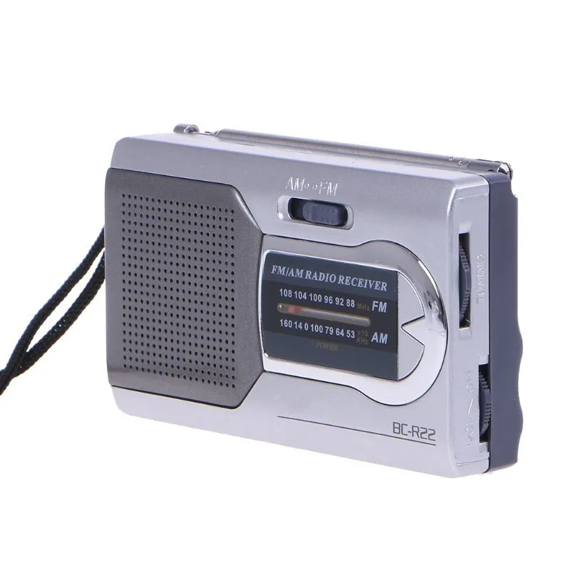 

New Universal Slim AM/FM Mini Radio World Receiver Stereo Speakers Music Player