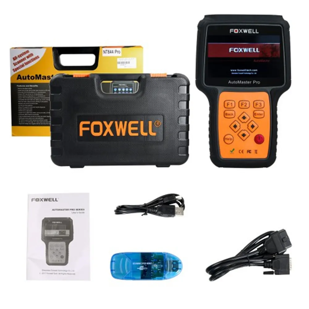 Foxwell NT644 Pro Поддержка 60+ делает полный диагностический сканер системы со специальными функциями обновления онлайн