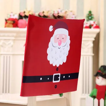 

top selling 2020 Non-woven Santa Claus Christmas Chair Chair Foot Cover Christmas Decoration Support Wholesale and Dropshipping