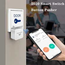 2021 novo interruptor inteligente botão bot empurrador telefone sem fio bluetooth controle casa keyless bloqueio sem fio bluetooth aberto conveniência