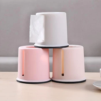 

1PC Tissue Box Circular Pumping Tray Housekeeper Decor Toilet Paper Holder Napkin Holder hot sale