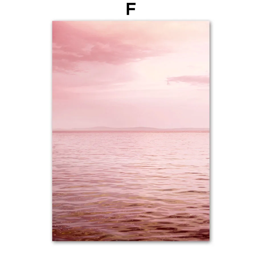 Pink-Sea-Big-Flower-Flamingo-Wheat-Ear-Wall-Art-Canvas-Painting-Nordic-Posters-And-Prints-Wall (8)