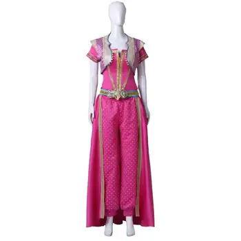 

2019 Movie Aladdin Film Cosplay Jasmine Princess Adult Lamp Princess Fancy Dress Halloween Costumes For Women Girls Carnival Out