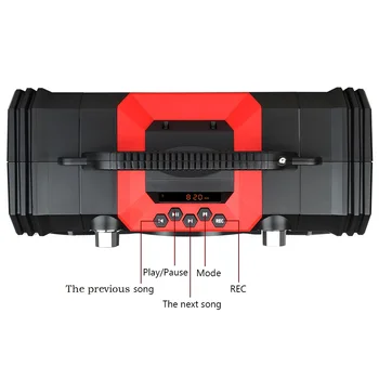 

Super Life Speaker Radio Supported By Portable Wireless High-power Voice Box Voice Box BW-YPAY