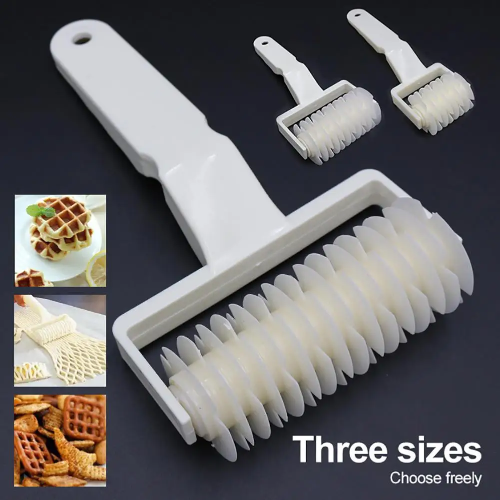 

Kitchen Plastic Pull Net Pizza Knife Wheel Pasta Lattice Roller Cutter Dough Biscuit Pie Baking Tool Cutter Kitchen Accessories