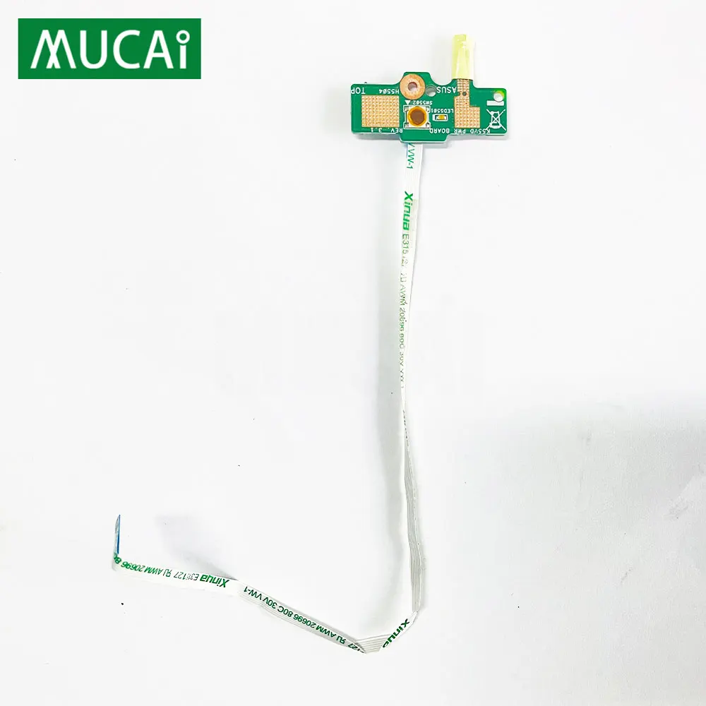 Оригинальная Кнопка питания для ноутбука ASUS K55 A55V K55V X55V K55VD K55VM K55VJ плата с
