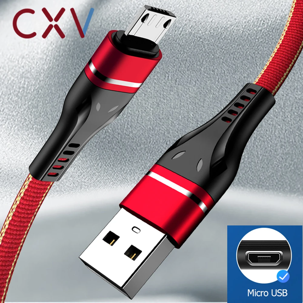 Кабель Micro USB нейлоновый кабель для быстрой зарядки samsung Xiaomi Redmi пульт мобильных