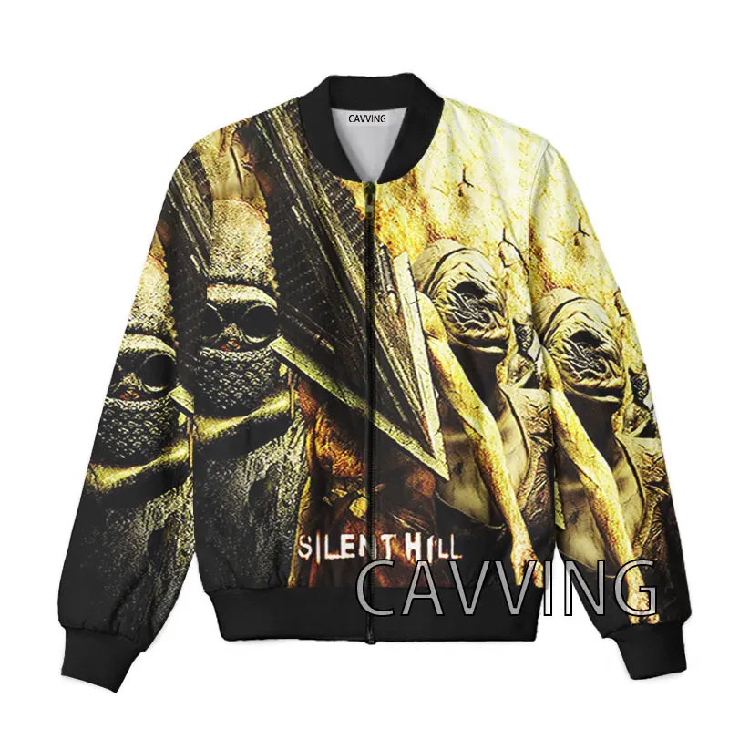CAVVING 3D Printed  Silent Hill  Zipper Bomber Jackets Men Overcoat Mens Coat Zip Up Jackets for Women/Men 5