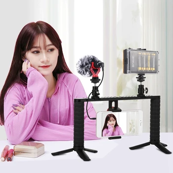 

PULUZ PU3044 Microphone Metal with 3.5mm o Cable for Huawei Smartphone for Canon Nikon DSLR Consumer Camcorder