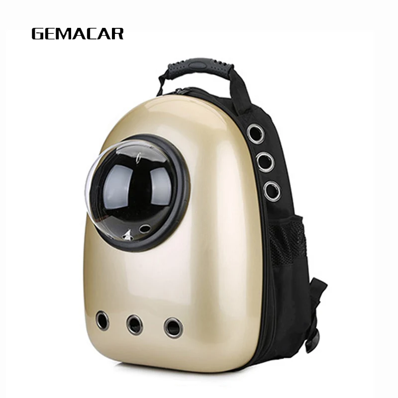 

Pet Dog Backpack Bag Puppy Kitten Outdoor Space Carrying Bag Capsule Shaped Pet Backpack Outdoor Hiking Travel Bag