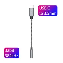 Realtek ALC5686 USB Type C DAC HiFi Digital Headphone Amplifier Amp 3 5mm Output SNR 125dB PCM 32b 384kHz For Android Windows