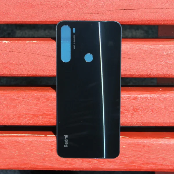 Чехол Xiao mi Xiaomi mi со стеклянной батареей для Xiao mi Red mi Note 8 Note8, задняя крышка корпуса, задняя крышка+ инструмент - Цвет: Black