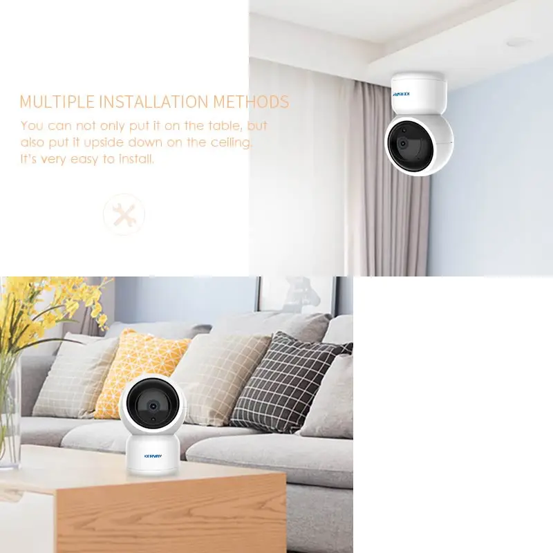 1080P HD YCC365 Plus WiFi IP камера с автоматическим отслеживанием людей Мини Wi Fi для