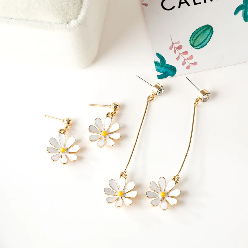 

CE2045 2019Sweet fresh daisy flower eardrop