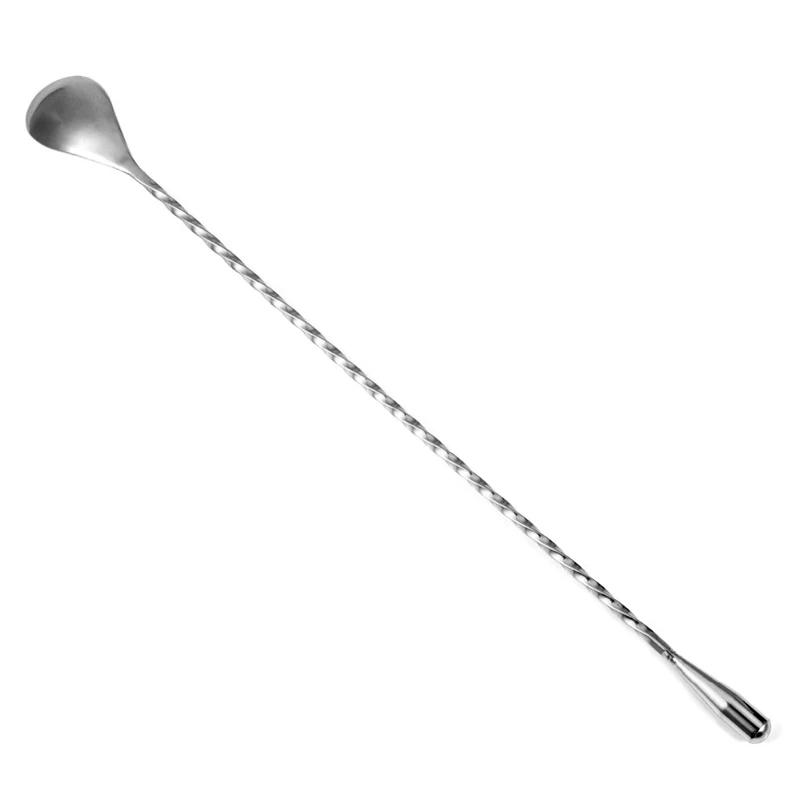 2 шт. нержавеющая сталь для ложек Коктейльная ложка миксер напитков спиральный