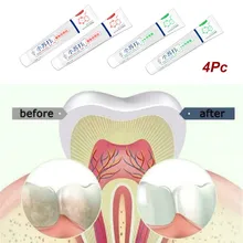 4 шт. Viaty Сода зубная паста Brade для приготовления пятен для удаления яркой динамической белой глубокой морской соли