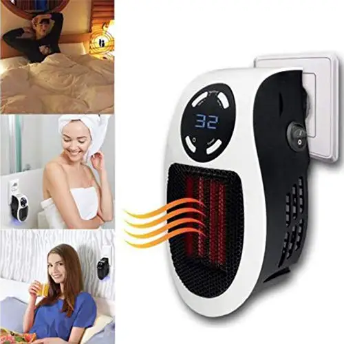 

110-220V Wall-Outlet Mini Electric Air Heater Powerful Warm Blower Fast Heater Fan Stove Radiator Room Warmer For Home Office