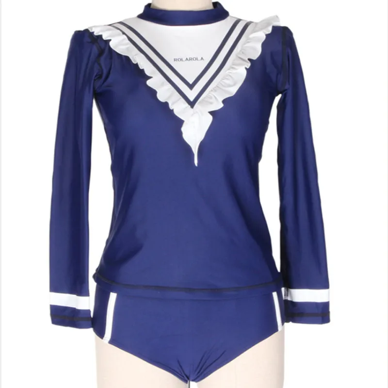 WackDaria rashguards женский купальник с накладкой с длинным рукавом maillot de bian femma купалник женский Рашгард